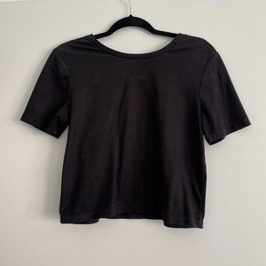 Zara Suede Black Top